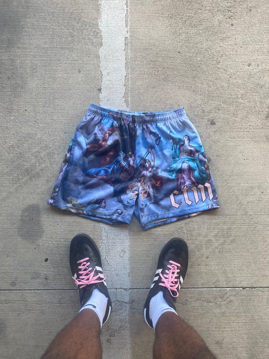 Conquer The Majority Blue Angels Shorts